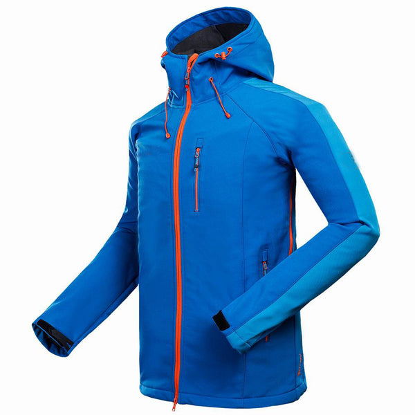 Mens Outdoor Mountaineering Jacket Windproof Soft Shell Sports Wear